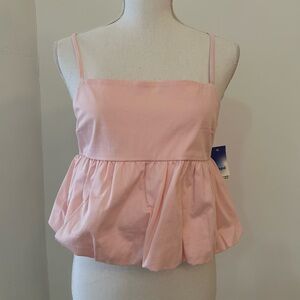 Abound Light Pink Bubble Camisole Top